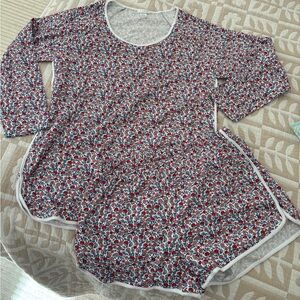 NWOT Lake Pajamas, long/short floral set, size M